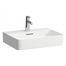 Laufen H810282000136U - Washbasin, wall mounted