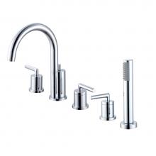 Luxart A341LF-PSCP - Aerro® Roman Tub & Handshower Trim