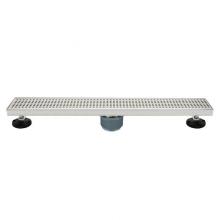 Luxart LX2801 - 28'' Stainless Steel Linear Shower Drain Square Grate