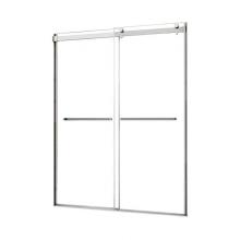 Luxart ARCDR4876CL-SV - Architectural Frameless Double Roller Shower Door