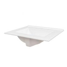 Luxart LXVTFC2522S - Andressa 25'' Fine Fire Clay Vanity Top