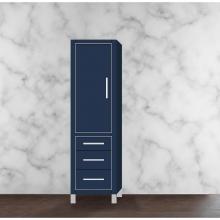 Madeli LCES-201871-L001-LL-SA-PN - Madeli Estate 20''W x 18''D x 76''H Free Standing Linen Cabinet L Hi