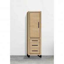 Madeli LCES-201871-L001-LS-NO-BN - Madeli Estate 20''W x 18''D x 76''H Free Standing Linen Cabinet L Hi