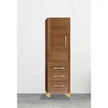 Madeli LCES-201871-L001-LS-NW-BN - Madeli Estate 20''W x 18''D x 76''H Free Standing Linen Cabinet L Hi