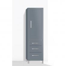 Madeli LCES-201871-R001-LL-TG-PN - Madeli Estate 20''W x 18''D x 76''H Free Standing Linen Cabinet R Hi