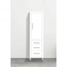 Madeli LCES-201871-R001-LL-WH-BN - Madeli Estate 20''W x 18''D x 76''H Free Standing Linen Cabinet R Hi