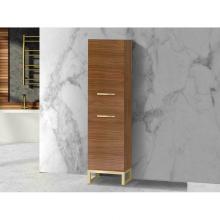 Madeli LCOM-201876-L001-LC-NW-H9-BN - Madeli Savvy 20''W x 18''D x 76''H Free Standing Linen Cabinet L Hin