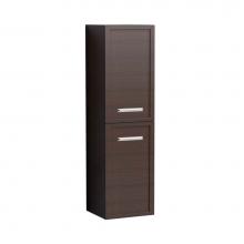 Madeli LCTR-201871-L002-WA-HP-BN - Madeli Contour 20''W x 18''D x 71''H Wall Hung Linen Cabinet L Hinge