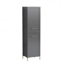 Madeli LCTR-201871-R001-LY-TG-HY-PN - Madeli Portrait 20''W x 18''D x 76''H Free Standing Linen Cabinet R