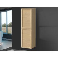 Madeli LCTR-201871-R002-NO-NP-00 - Madeli Contour 20''W x 18''D x 71''H Wall Hung Linen Cabinet R Hinge