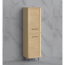 Madeli LCTR-201876-L001-LR-NO-HR-BN - Madeli Portrait 20''W x 18''D x 76''H Free Standing Linen Cabinet L