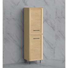 Madeli LCTR-201876-R001-LR-NO-HR-PC - Madeli Portrait 20''W x 18''D x 76''H Free Standing Linen Cabinet R