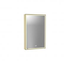 Madeli MC-PI2436-SM-04-R00-SB - Madeli Pioneer Lighted Mirrored Cabinet, Surface Mount, 24'' x 36'' x 4-3/4&ap