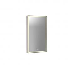 Madeli MC-PI2036-SM-04-L00-BN - Madeli Pioneer Lighted Mirrored Cabinet, Surface Mount, 20'' x 36'' x 4-3/4&ap