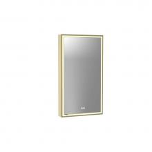 Madeli MC-PI2036-SM-04-L00-SB - Madeli Pioneer Lighted Mirrored Cabinet, Surface Mount, 20'' x 36'' x 4-3/4&ap