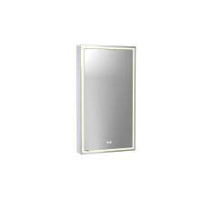 Madeli MC-PI2036-SM-04-R00-PC - Madeli Pioneer Lighted Mirrored Cabinet, Surface Mount, 20'' x 36'' x 4-3/4&ap