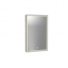 Madeli MC-PI2436-SM-04-L00-BN - Madeli Pioneer Lighted Mirrored Cabinet, Surface Mount, 24'' x 36'' x 4-3/4&ap