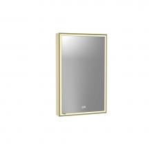 Madeli MC-PI2436-SM-04-L00-SB - Madeli Pioneer Lighted Mirrored Cabinet, Surface Mount, 24'' x 36'' x 4-3/4&ap