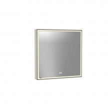 Madeli MC-PI3030-SM-04-R00-BN - Madeli Pioneer Lighted Mirrored Cabinet, Surface Mount, 30'' x 30'' x 4-3/4&ap