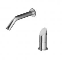 MGS CB214-M - 2 hole mixer - wall mounted spout - no waste - Matte