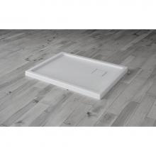 Oceania Baths SB323212X01 - Shower Base,  Square cover corner drain , 32 x 32, Glossy White