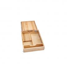 Rev-A-Shelf 4KCB-419FLSC-1 - 16.5 in Knife and Cutting Board Drawer Kit Soft Close