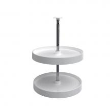 Rev-A-Shelf LD-2062-18-11-1 - Polymer Full Circle 2-Shelf Lazy Susan for Corner Wall Cabinets