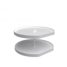 Rev-A-Shelf LD-2262-32BM-11-1 - Polymer D-Shape 2-Shelf Lazy Susan w/Bottom Mount Hardware for Corner Base Cabinets