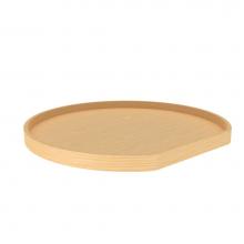 Rev-A-Shelf LD-4BW-201-32-1 - Banded Wood D-Shape Lazy Susan Shelf for Corner Base Cabinets