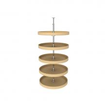 Rev-A-Shelf 6065-24-15-52 - RAS Polymer Full Circle (5) Shelf Lazy Susan for Walk-In Pantry