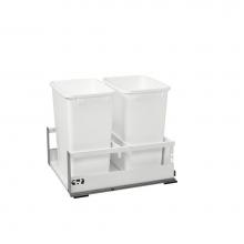 Rev-A-Shelf TWCSC-21DM-2 - Tandem Pull Out Waste/Trash Container w/Soft Close