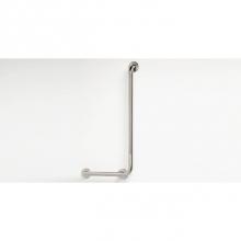 Sonia 118236 - Grab Bar Shower Vertical Left 16X32''/40X80 90 Degrees Satin Ss