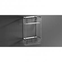 Sonia 157563 - Wire Basket Double Mix Chrome