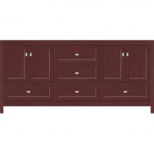 Strasser Woodenwork 52.322 - 72 X 18.5 X 34.5 Alki Essence Vanity Ogee Miter Dk Cherry Db