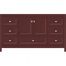 Strasser Woodenwork 52.196 - 60 X 18.5 X 34.5 Alki Essence Vanity Ogee Miter Dk Cherry Sb