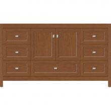 Strasser Woodenwork 52.198 - 60 X 21 X 34.5 Alki Essence Vanity Ogee Miter Cinn Cherry Sb