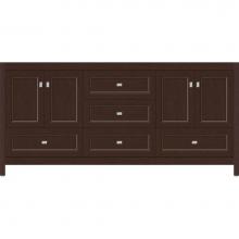 Strasser Woodenwork 52.320 - 72 X 18.5 X 34.5 Alki Essence Vanity Ogee Miter Choc Cherry Db