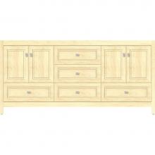 Strasser Woodenwork 52.323 - 72 X 18.5 X 34.5 Alki Essence Vanity Ogee Miter Nat Maple Db