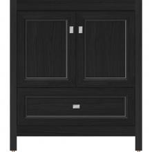 Strasser Woodenwork 52.406 - 30 X 21 X 34.5 Alki Essence Vanity Ogee Miter Midnight Oak Std