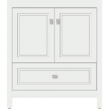 Strasser Woodenwork 52.458 - 30 X 21 X 34.5 Alki Essence Vanity Ogee Miter Powder Grey Std