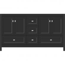 Strasser Woodenwork 52.202 - 60 X 21 X 34.5 Alki Essence Vanity Ogee Miter Sat Black Db