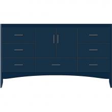 Strasser Woodenwork 58-529 - 60 X 18 X 34.5 Wallingford Vanity Slab Lapis Night Sb