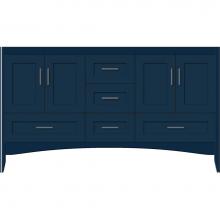 Strasser Woodenwork 58-495 - 60 X 18 X 34.5 Wallingford Vanity Shaker Lapis Night Db