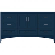 Strasser Woodenwork 58-493 - 60 X 18 X 34.5 Wallingford Vanity Shaker Lapis Night Sb