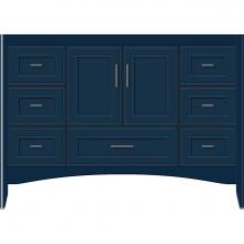 Strasser Woodenwork 58-579 - 48 X 18 X 34.5 Wallingford Vanity Deco Miter Lapis Night Sb