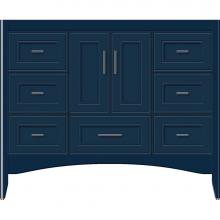 Strasser Woodenwork 58-581 - 42 X 18 X 34.5 Wallingford Vanity Deco Miter Lapis Night Sb