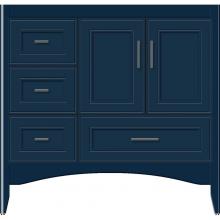 Strasser Woodenwork 58-583 - 36 X 21 X 34.5 Wallingford Vanity Deco Miter Lapis Night Lh