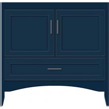 Strasser Woodenwork 58-575 - 36 X 18 X 34.5 Wallingford Vanity Deco Miter Lapis Night Std