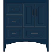 Strasser Woodenwork 58-589 - 30 X 18 X 34.5 Wallingford Vanity Deco Miter Lapis Night Lh