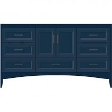 Strasser Woodenwork 58-550 - 60 X 21 X 34.5 Wallingford Vanity Ogee Miter Lapis Night Sb